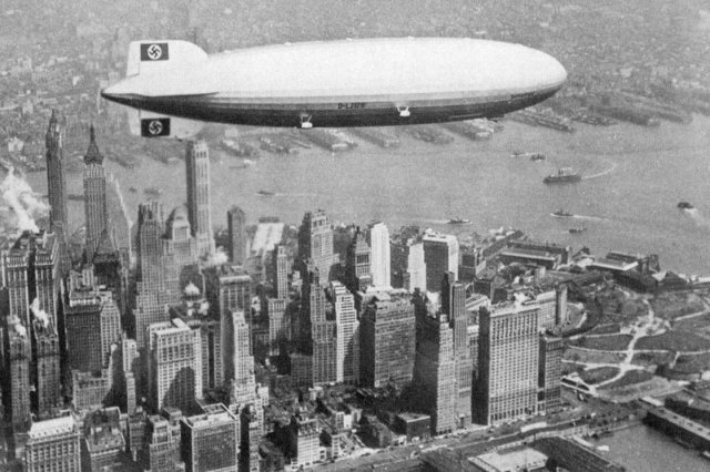 1936 - ���������� ��������� LZ-129 "Hindenburg" ��� ���-�����