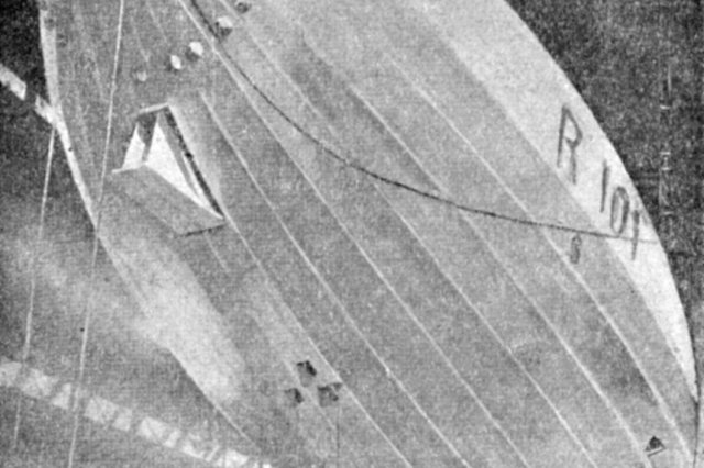 1929 - ���������� ������� ��������� R-101 � �������� ���������