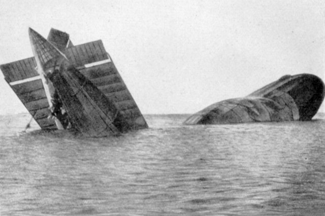 31.03.1916 - ������ ����������� ���������� ������� ��������� LZ-48 (L-15) ������ �������